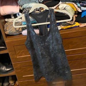 Athleta Shanti Metallic Patterned Tank